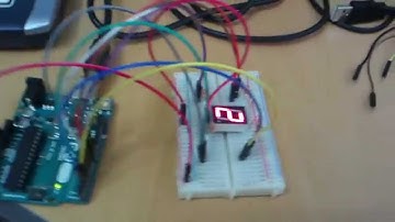 Arduino Uno 아노드 타입 7세그먼트 출력하기