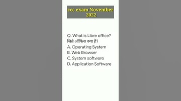 CCC exam November 2022 👌|| ccc exam preparation 🔥