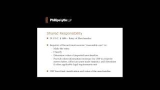 Effectively Managing US Customs Regulations and Minimizing Officer/Director Liability