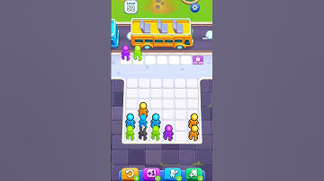 Bus Jam Level 52 Part 2 🚍 | Cloak Confusion & Smart Moves | #shorts #busjamgame #buddhugaming