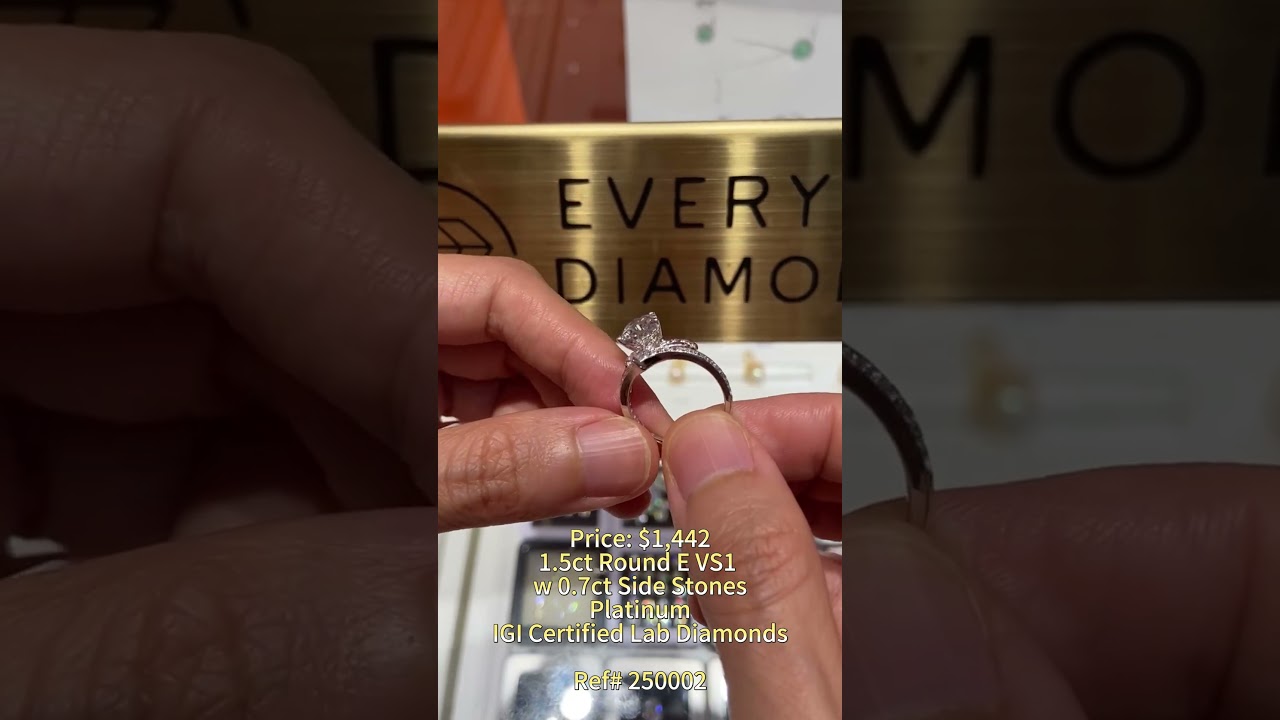 Crown of Light: A 1.5ct Round with a Wreath of Sparkle