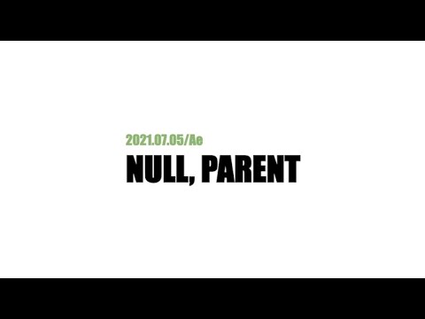 After Effects / Null, Parent