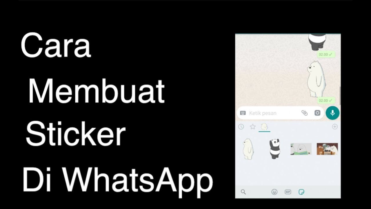 Cara Membuat Sticker Whatsapp Di Iphone Dan Android Youtube