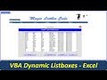Listbox VBA Code - Awesome Userform Listbox