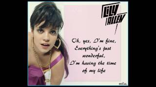 Lily Allen - Everything&#39;s Just Wonderful (with lyrics)