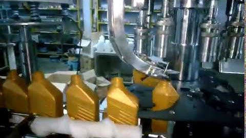lubricant oil capping machine, lube oil capping machine, lube oil bottle capper