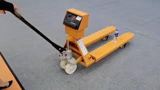 Jingxin Forklift | Pallet Truck with Scale, Warehouse Handling Equipment Supplier