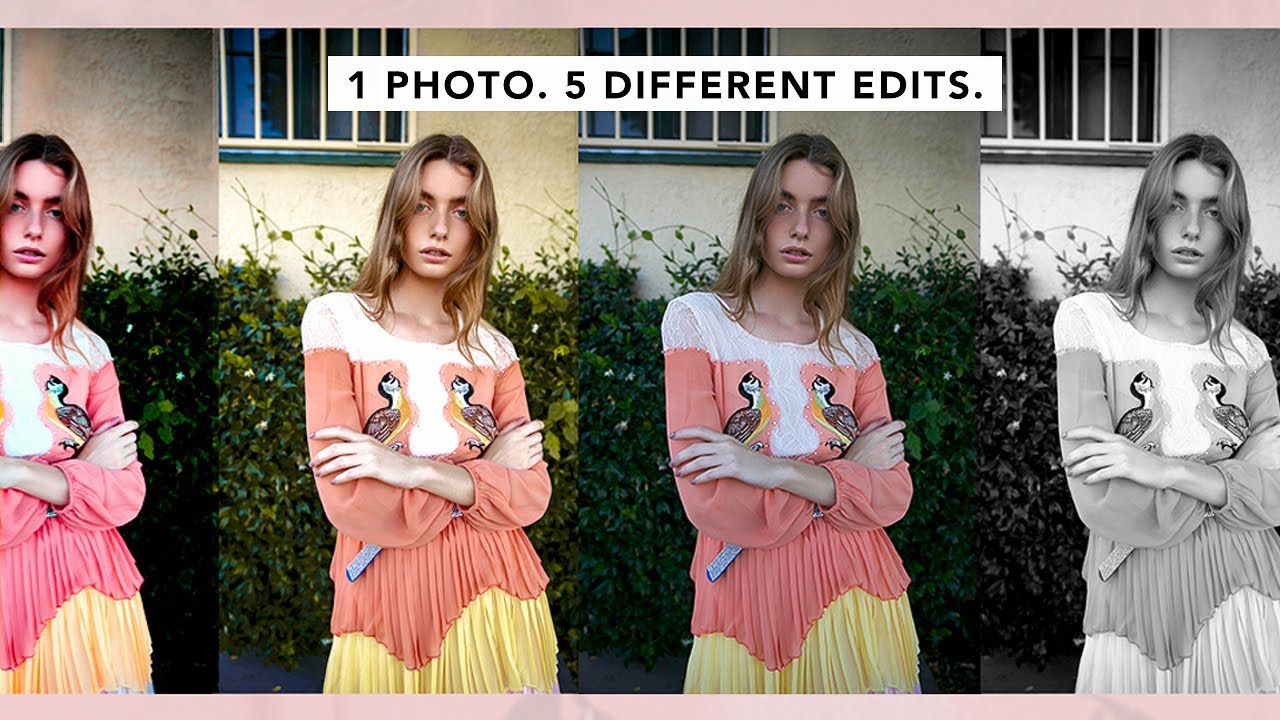 Editing 1 Photo In 5 Different Styles YouTube Editing 1 Photo In 5 Different Styles YouTube