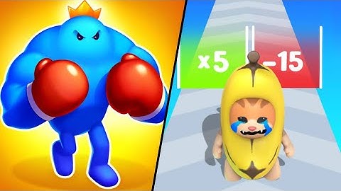 Punchy Race | Epic Banana Run / All Level Gameplay: Android,iOS