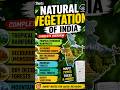 Natural Vegetation of India – Complete in 30 Seconds!