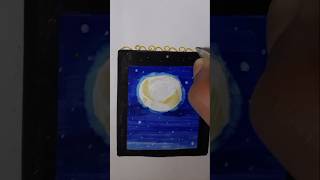 Framework to my artwork 🖼👩‍🎨| Moon art #easy #drawing #art #shortsfeed #shorts