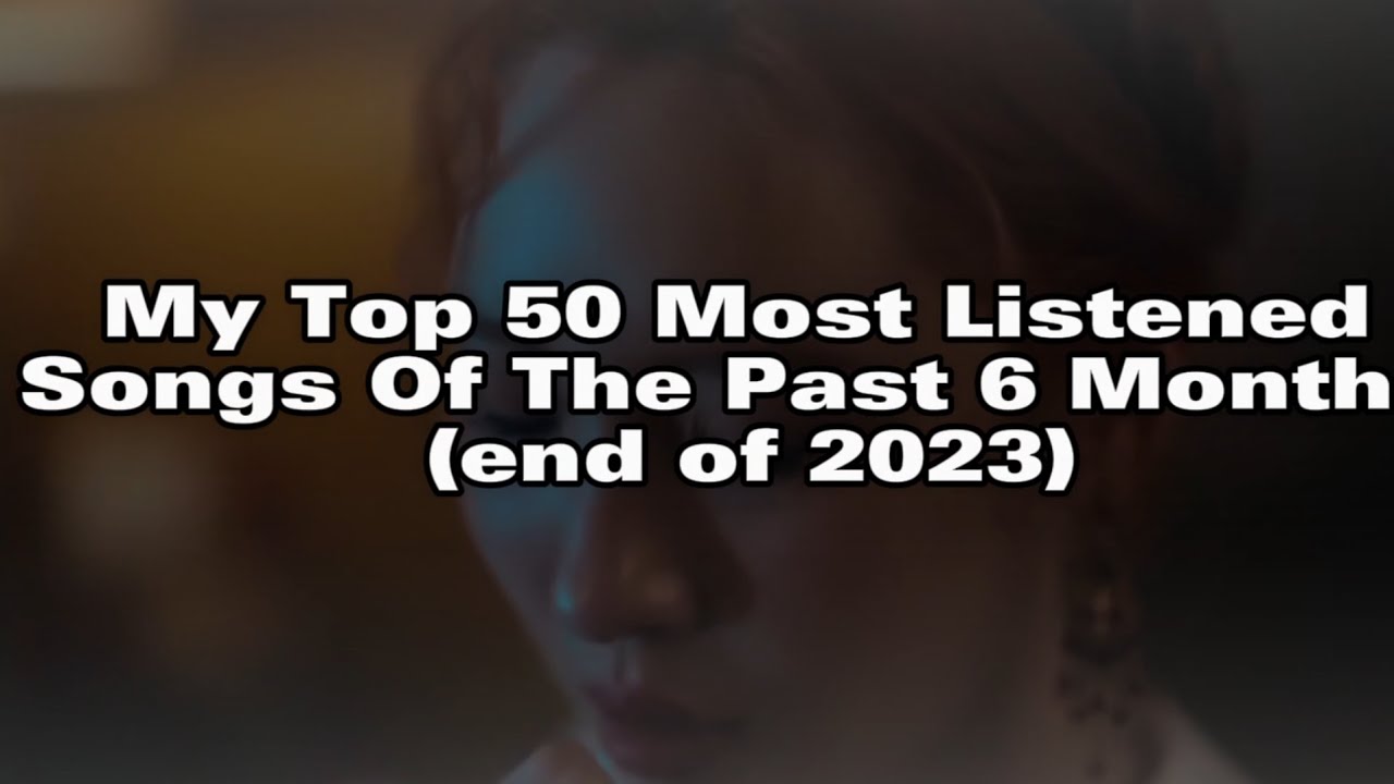 My Most Listened Songs Of The End Of 2023 - YouTube