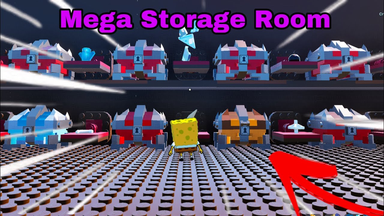 I built a MEGA storage room in LEGO Fortnite
