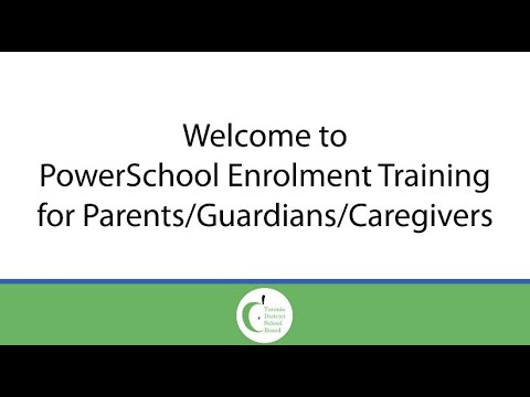 PowerSchool Enrolment Training - Parent Video Tutorial - PowerSchool Enrolment Training - Parent Video Tutorial