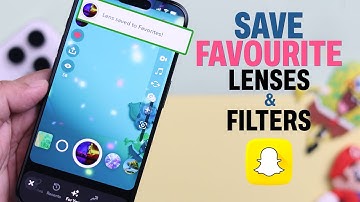 How To Save Snapchat Filters! [Save Favorite Lenses]