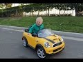 The Yellow MINI Cooper Ride-On