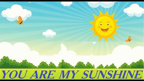 Thumbnail of You are my sunshine [Lyrics Video]