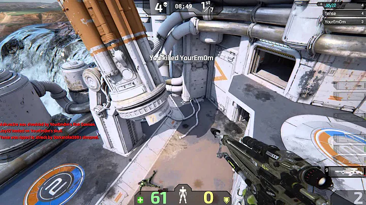 UT4 Pre-Alpha: Killing someone by jumping on their head