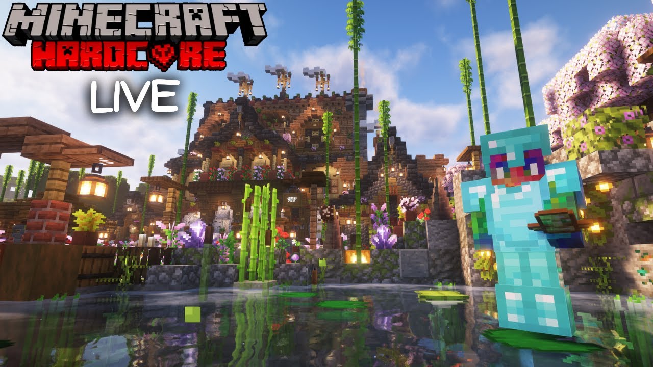 Deepslate Mining Madness in Hardcore Minecraft - YouTube