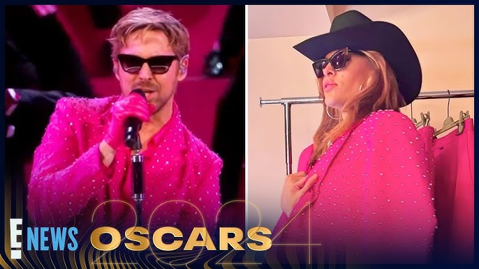 Eva Mendes Supports Ryan Gosling Backstage While He Performs I M Just Ken 2024 Oscars