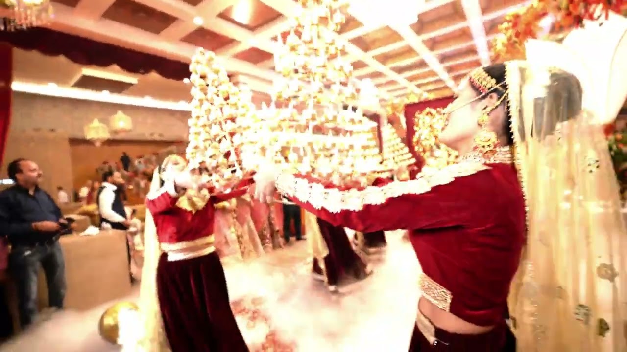 Bride's entry at Raga by FNP Venues