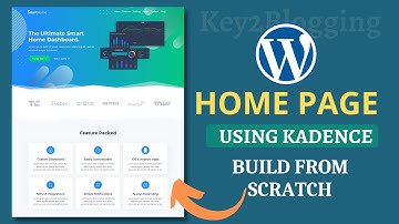 How To Design A Beautiful Homepage Using Kadence blocks builder in WordPress