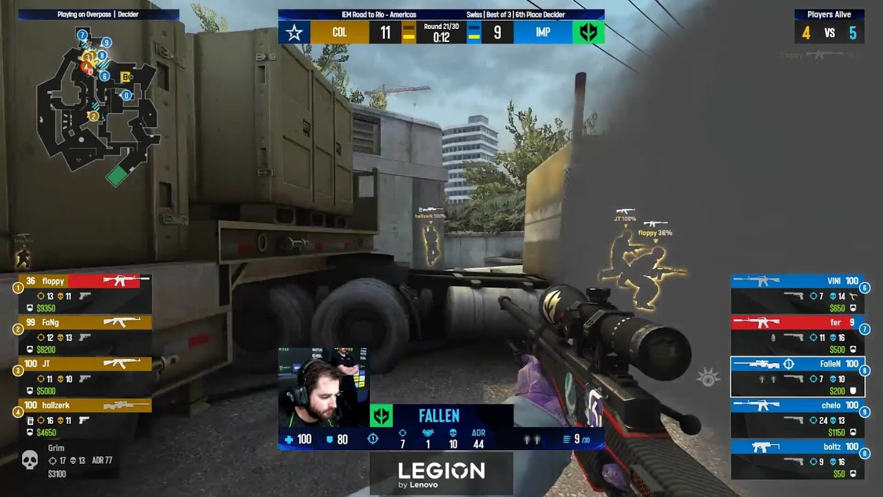 FalleN awp ace vs. Complexity | IEM ROAD TO RIO 2022 AMERICAS RMR - YouTube