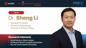 Prof. Sheng Li | IST | Social Robotics, Robot Audition, Multilingual Speech recognition/translation