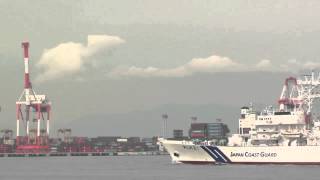 海上保安庁 巡視船 PLH-21   みずほ   試運転 大阪港   2012/12/21