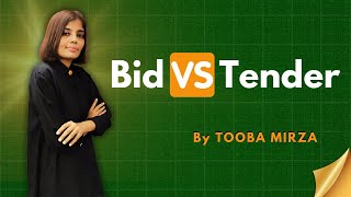 Bid vs Tender: Key Differences You Must Know!