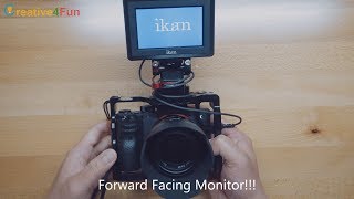 Forward Facing Monitor for SONY A7RIII / A7III