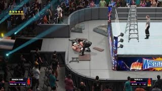 Demon King v. Triple H t WrestleMania