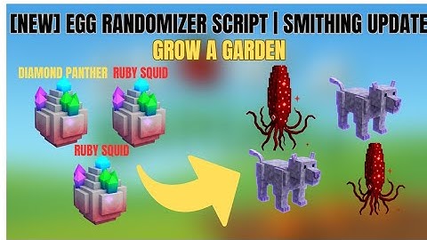 [UPDATE] EGG RANDOMIZER SCRIPT – Grow A Garden Smithing Update | NEW FEATURES + FIXES