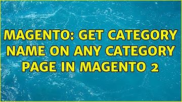 Magento: Get Category name on any category page in Magento 2