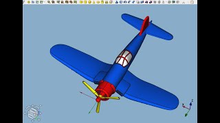 FreeCAD.#35. Модель истребителя F4U. Часть 4. Кабина самолета