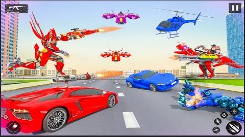 Dino Robot Car Game - Flying Robot Transforming Game: Android Games