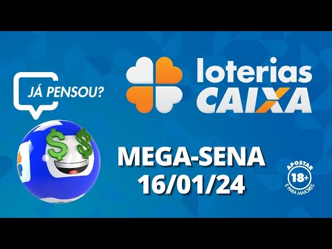 Resultado da Mega Sena - Concurso nº 2676 - 16/01/2024