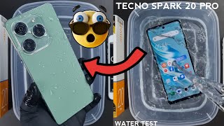 Tecno Spark 20 Pro iP53 Water Test 💦| Spark 20 Pro Water Resistant Or Not???🤔