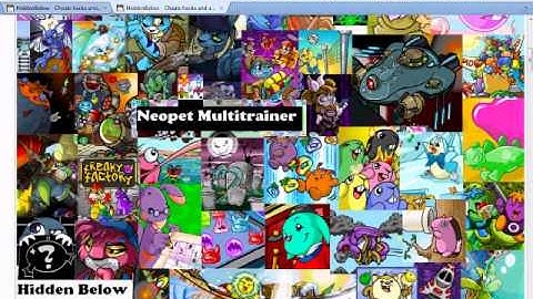 Hiddenbelow cheats and hacks for Neopets!