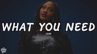 Tems - What You Need (Lyrics) Profile