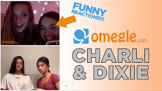 Charli D&#39;amelio on Omegle - Hilarious Reactions! Fake Prank