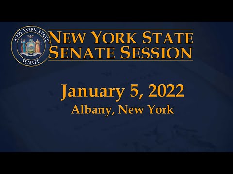 New York State Senate Session - 01/05/22