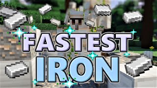 Minecraft Fastest Iron Farm 1.14