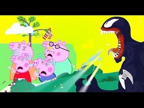 Peppa pig Español   Peppa pig family vs Venom #Peppa pig #Spiderman #Venom #Hulk ❤️