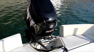スズキ船外機 DF100A(10003F)2016年製造品チルトダウンの様子