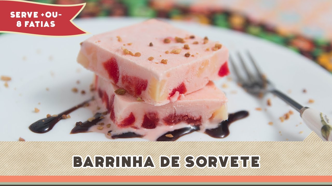 BARRINHA DE SORVETE RECEITAS DE MINUTO EXPRESS #85