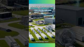 🌪️⚡ WORLD'S FIRST HYBRID PLANT: FLYWHEEL + 160MWH BATTERY = GRID SAVING MACHINE