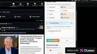 ScrollSay Demo: Write Better LinkedIn Comments Instantly (Chrome Extension) screenshot 2