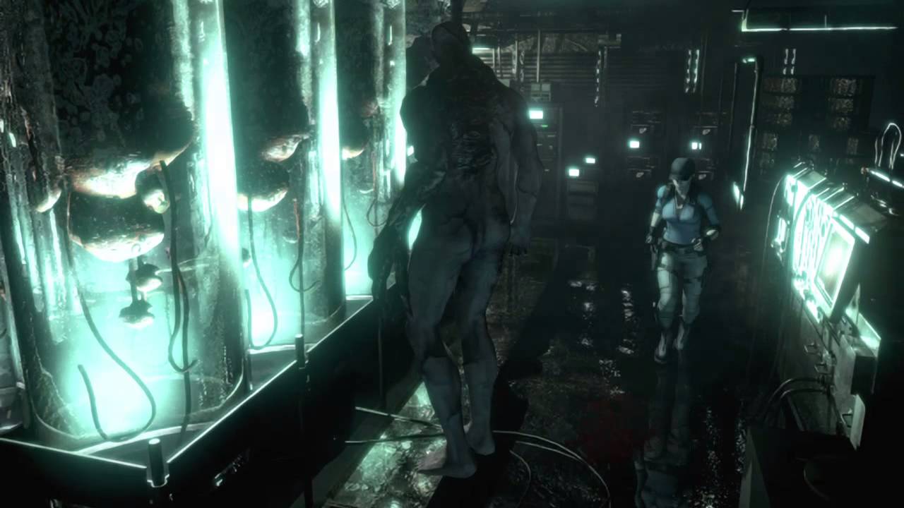 Resident Evil Remastered CQC Knife Only Tyrant Kill - YouTube