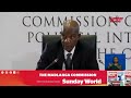 Suspended Gauteng Brigadier Mbangwa Abraham Nkhwashu Has Testified The Madlanga Commission 